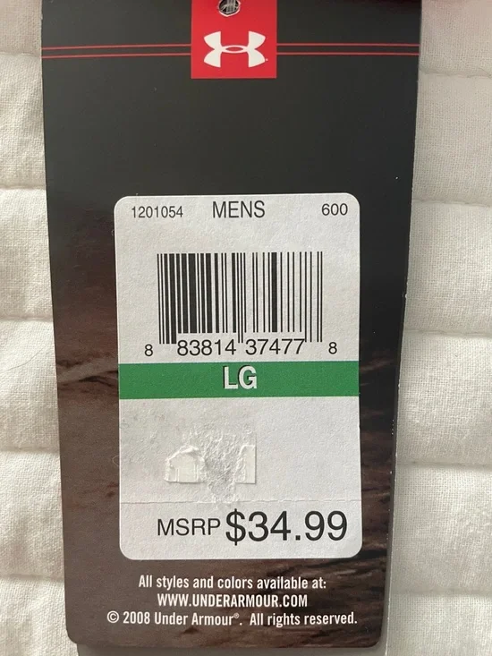 Under Armour Red and Black Short Sleeve Compression Tee - Picture 4 of 7